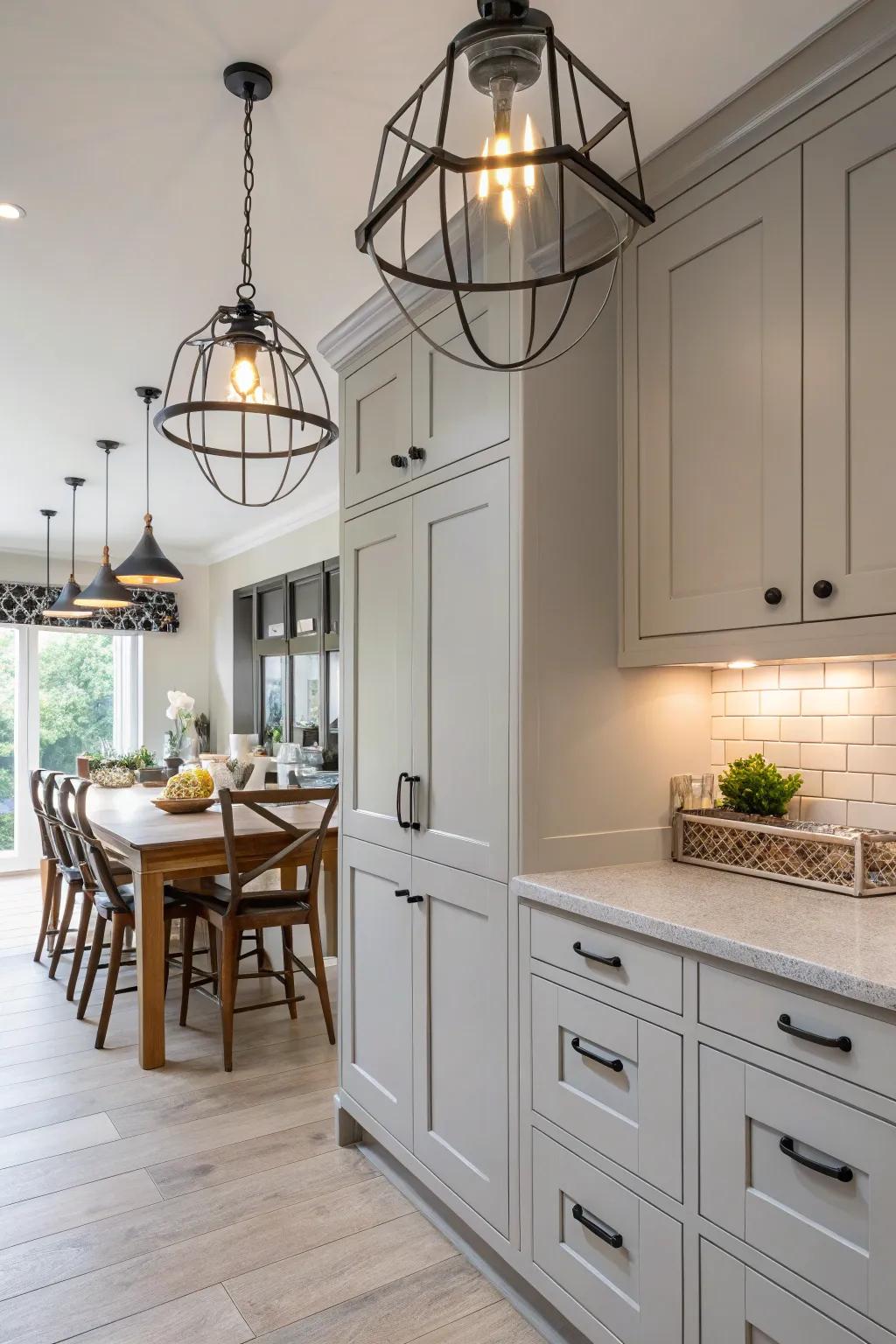 Striking lighting injects elegance and captures attention.