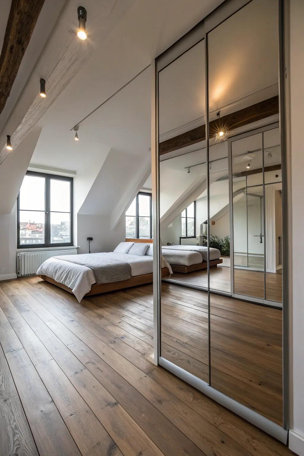 Elevate your space with reflective mirrors.