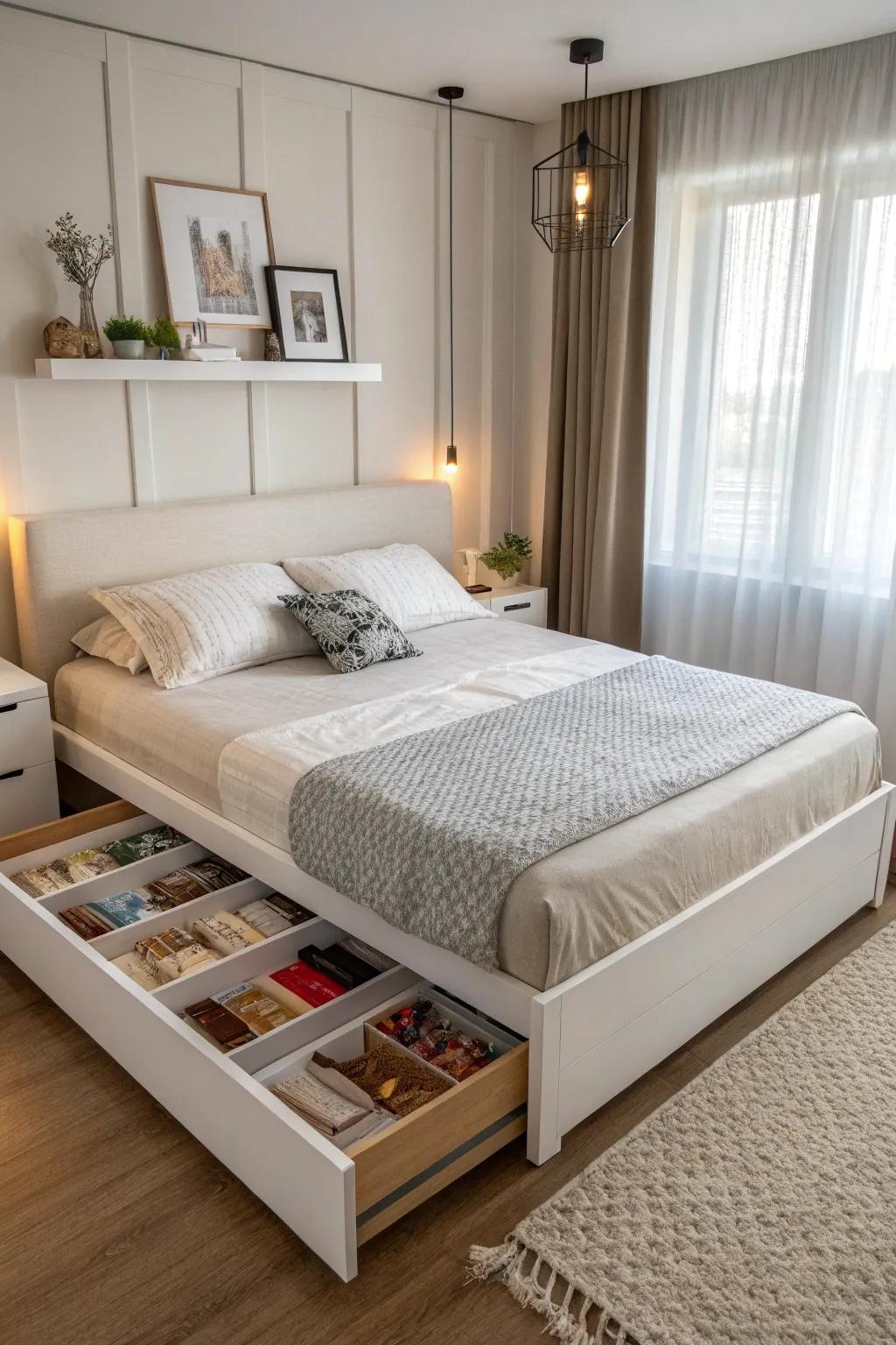 Space-efficient units maximize both utility and aesthetics.