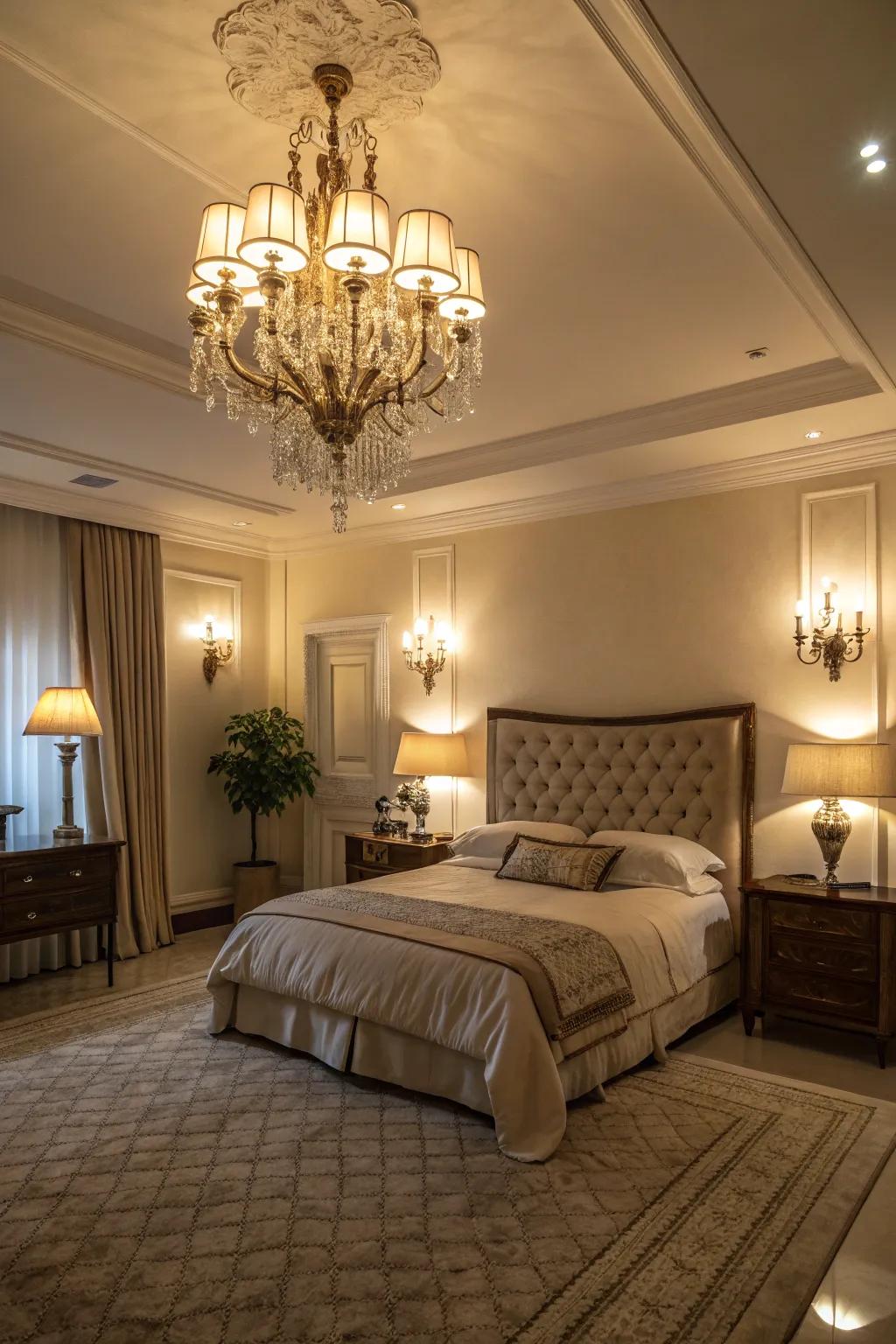 Layered illumination creates a multidimensional ambiance.