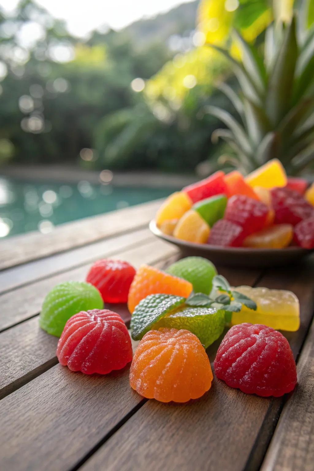Incorporate a burst of flavor and fun with fruit flavored chews&mdash;a chewy delight for your candy buffet.