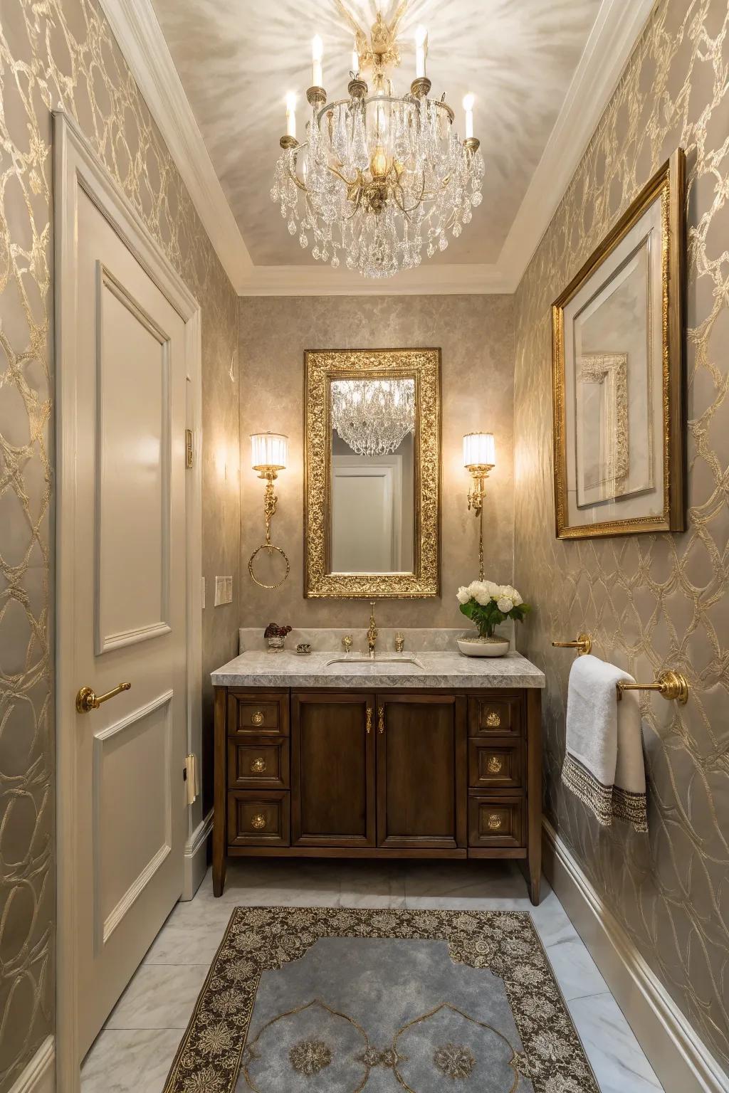 Mirrored uppersurfaces inject a hint of indulgence.