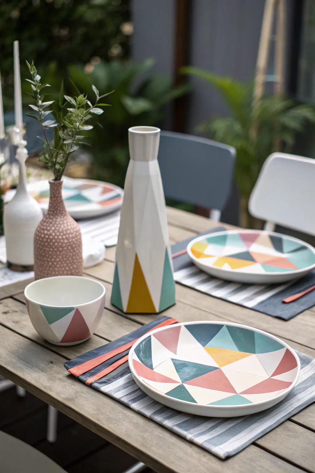 Interesting shapes introduce personality and creativity to the table.