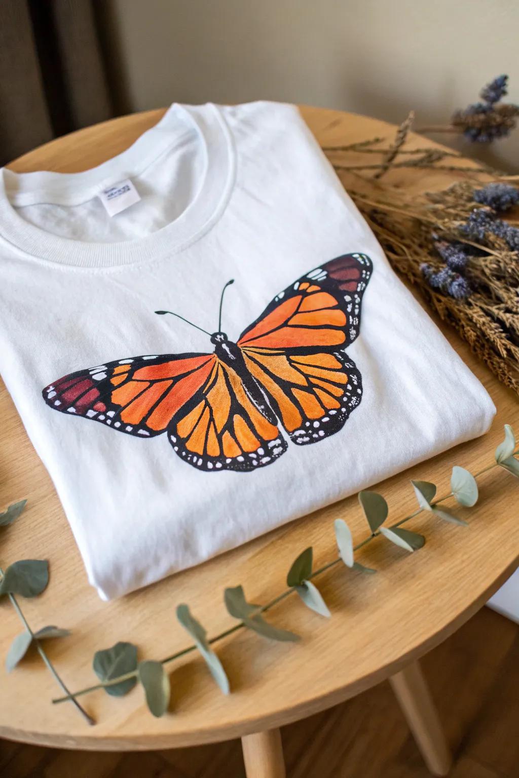 Transform your style with the loveliness of monarch butterfly tie-dye. 🦋✨ #CraftedElegance #BohoMinimalism