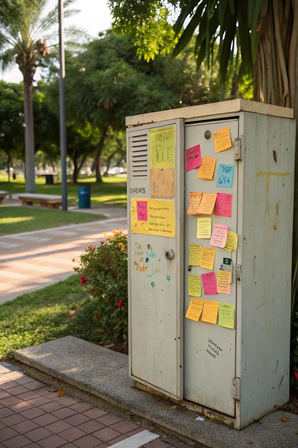 Keep on track with a handy small memo board.