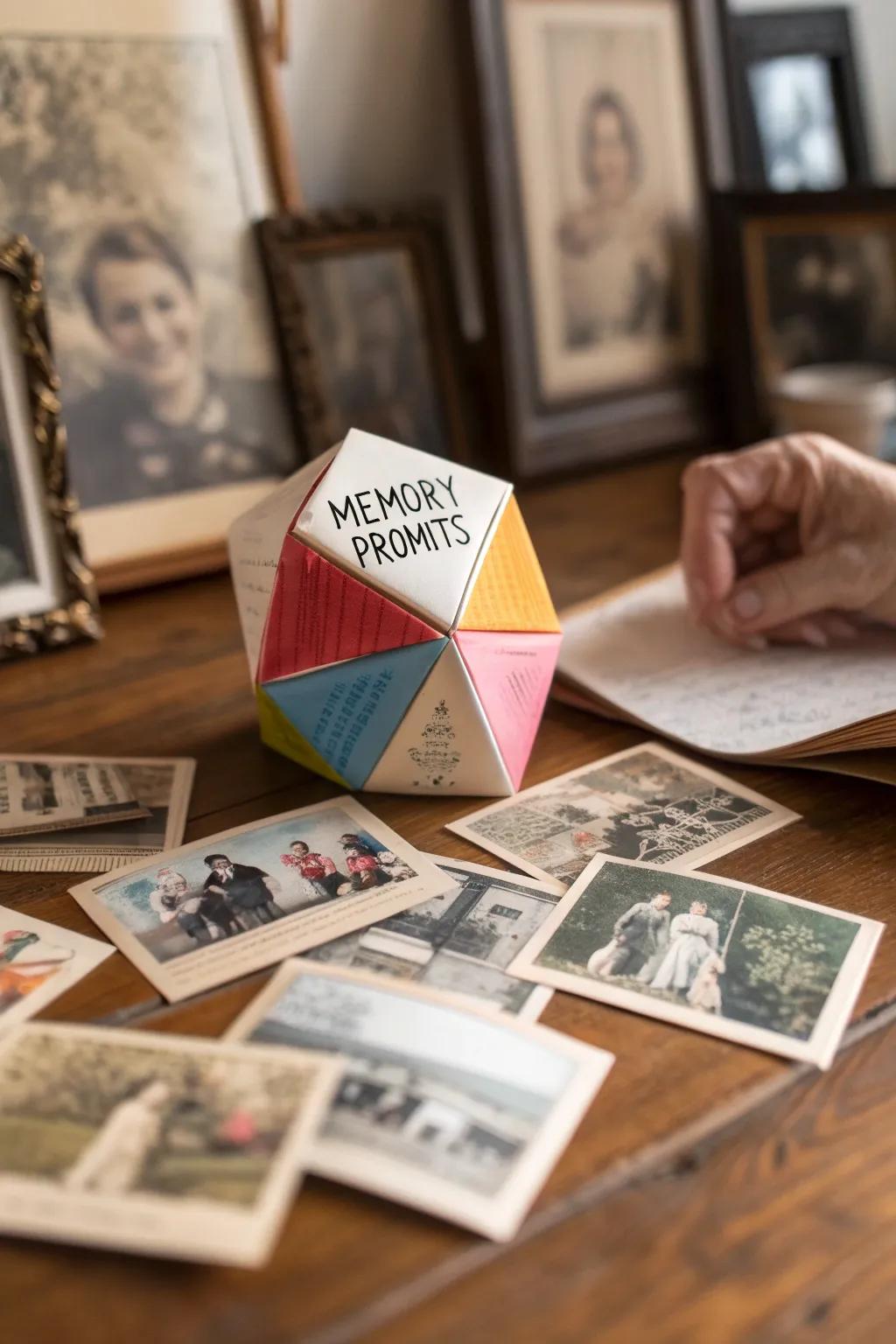 Relive the past with memory lane prompts in your fortune teller.