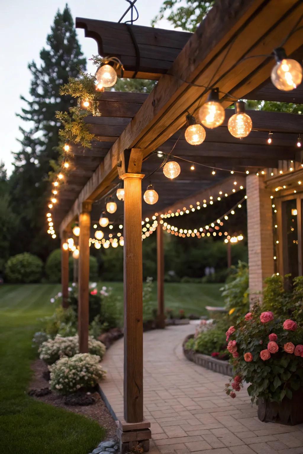 Orb lights inject a cheerful festivity into any gathering.