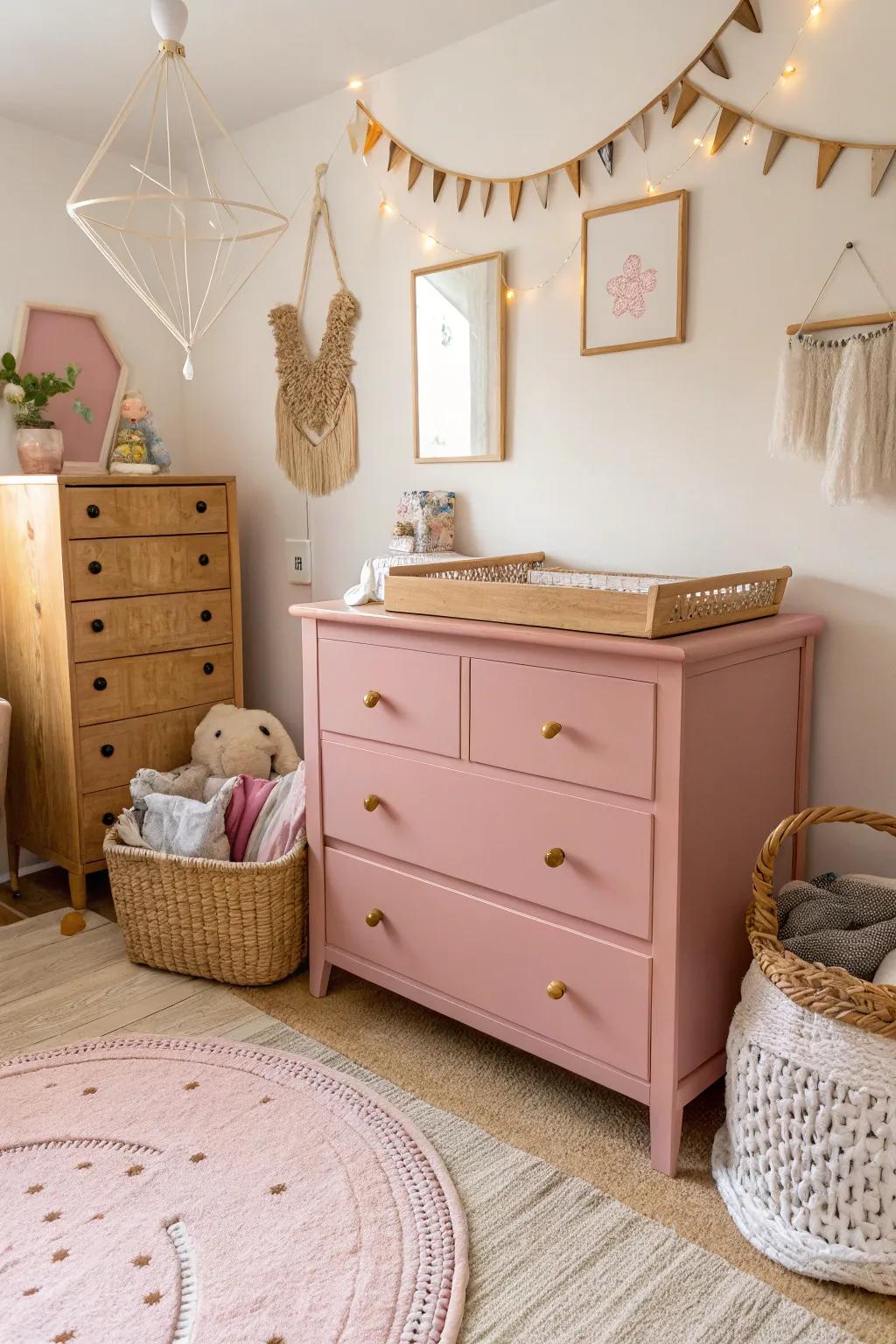 Classic-style furniture gives elegance and charm.