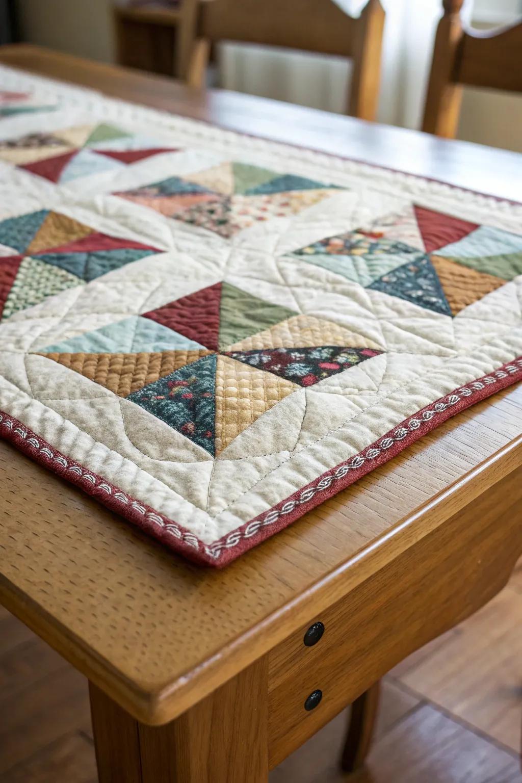 Mitered corners are a great way to create a sleek and professional quilt finish.