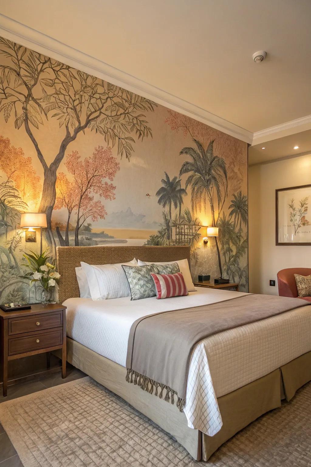 Wall paintings turn your wall into a stunning artwork.