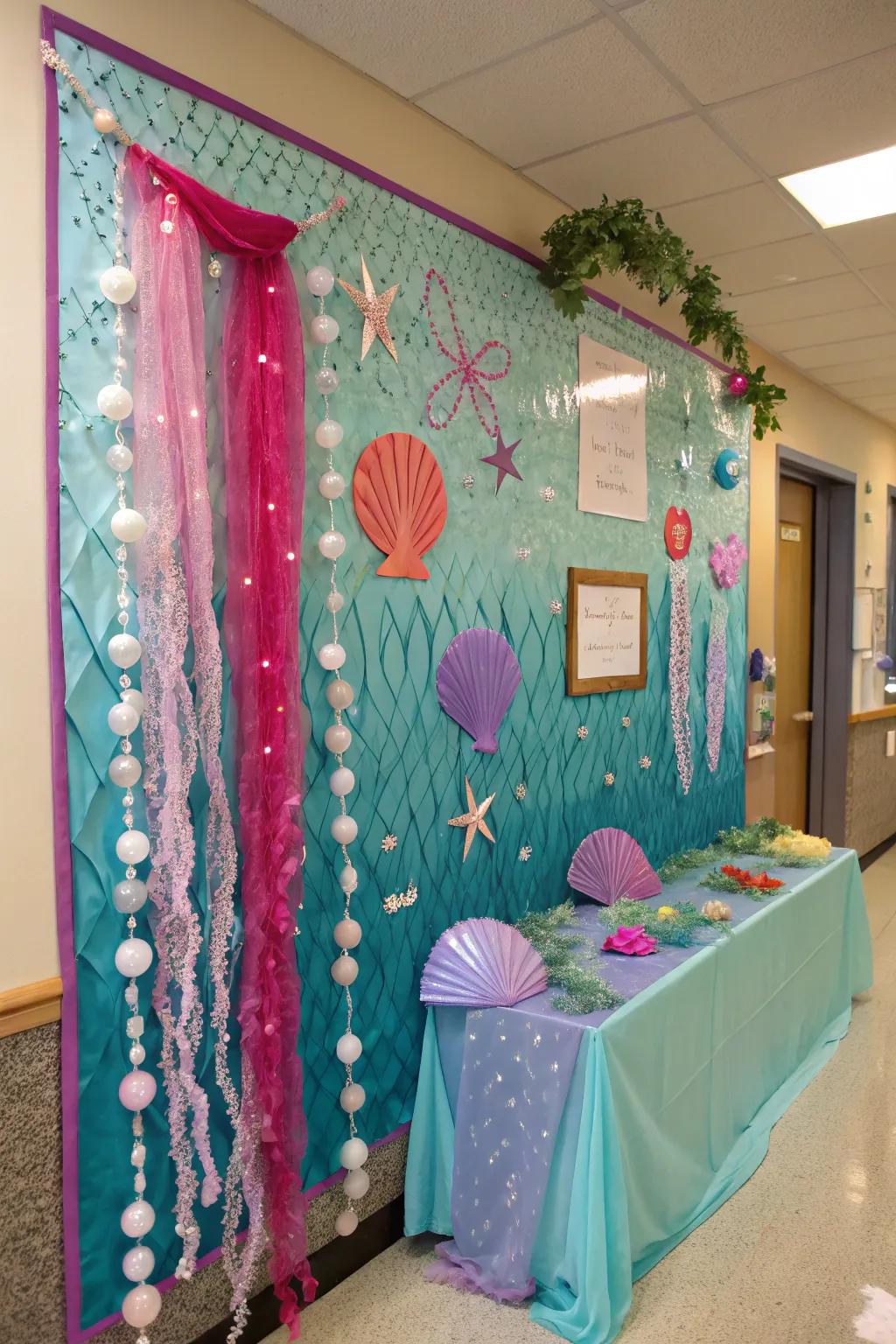 Add some magic with a mermaid concept.