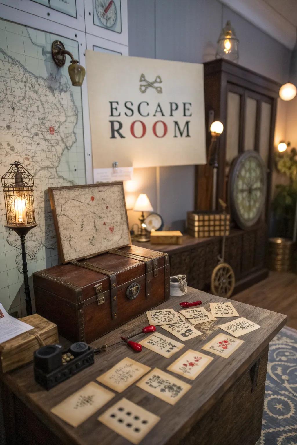 Challenge minds with a thrilling do-it-yourself escape chamber experience.