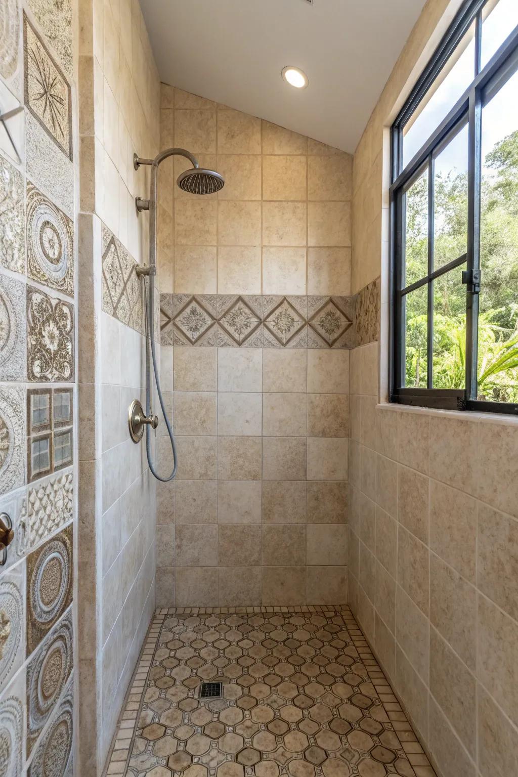 Simple patterns add a serene and stylish sensation.