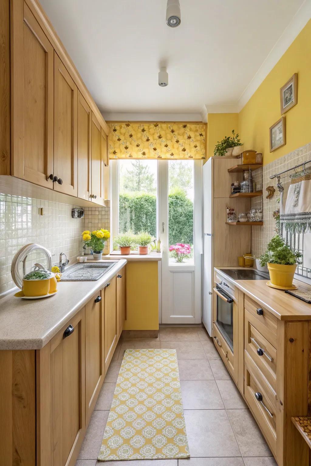 Creamy Saffron brightens and contributes warmth to your cooking area.