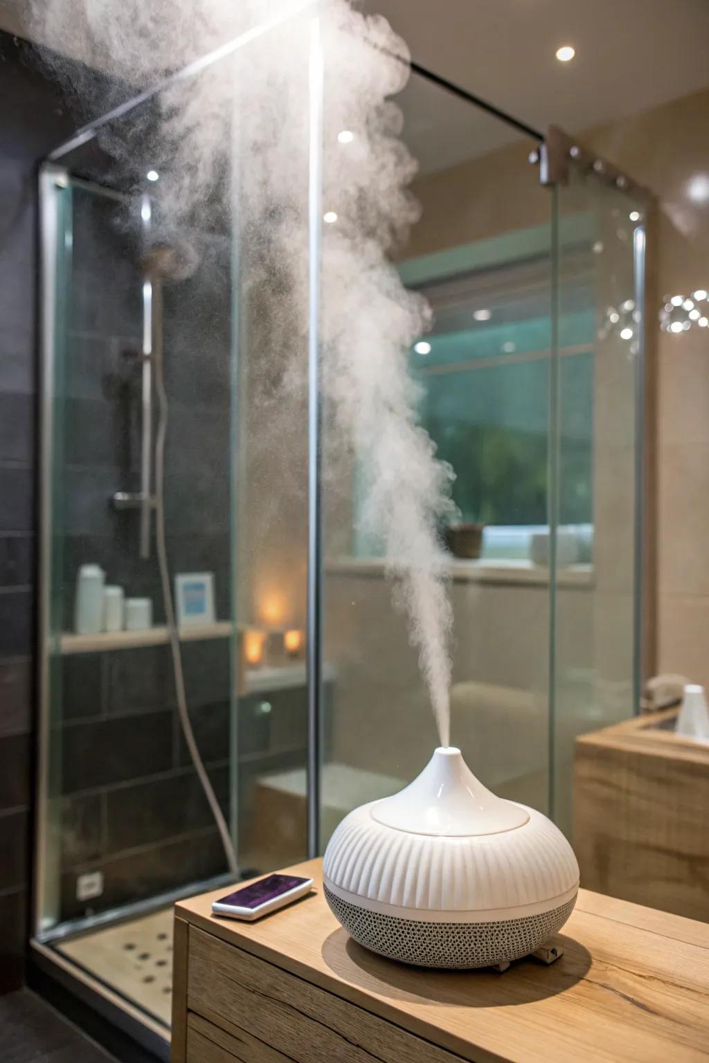 Aromatherapy turns steam showers into sensory retreats.