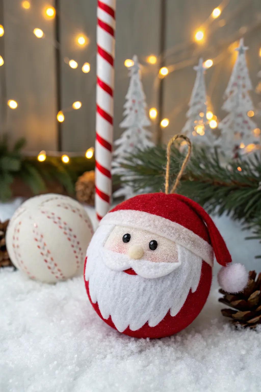 Claus figure ornaments bring jolly fun to your tree.