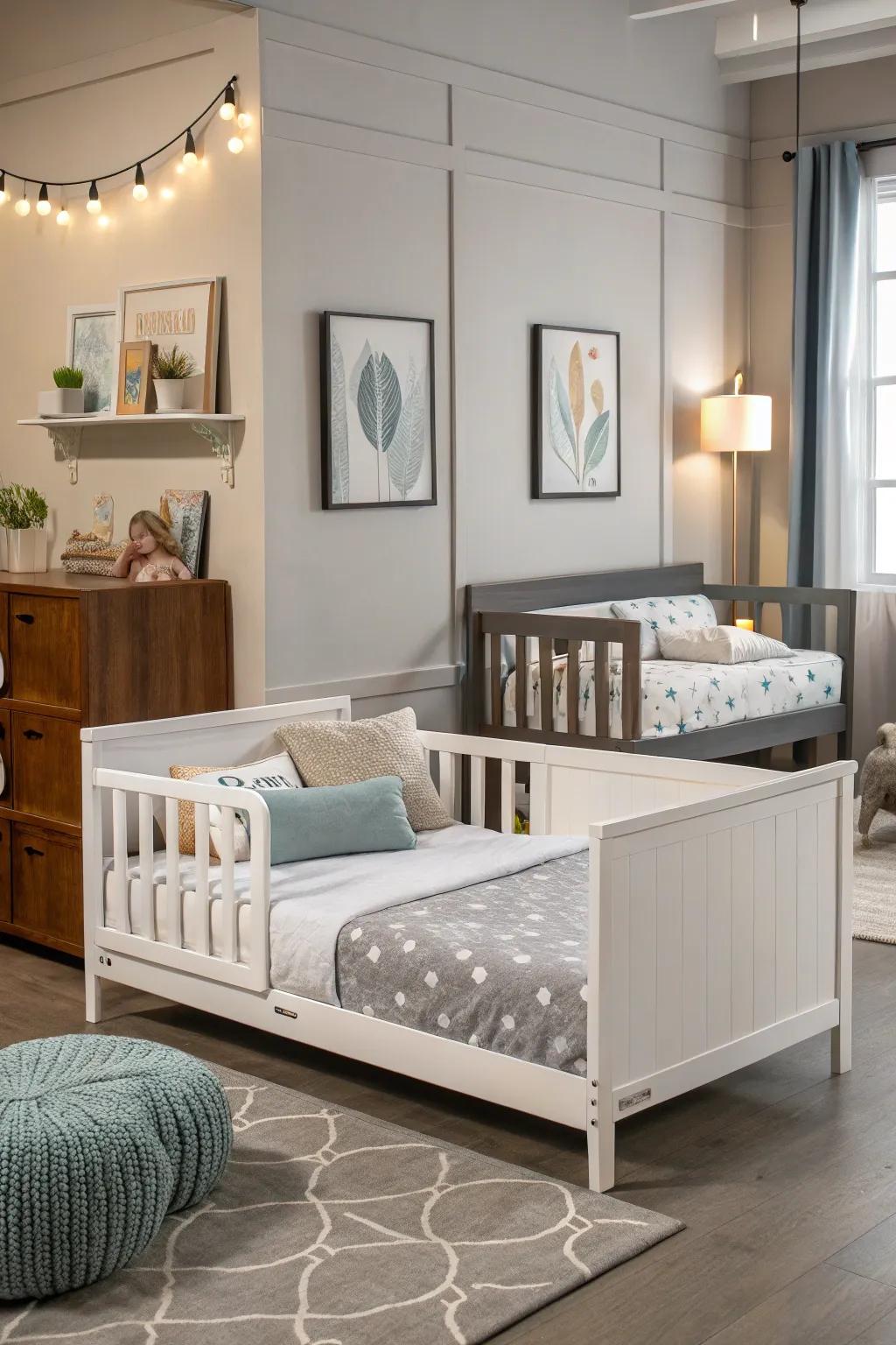 A versatile bed that grows with your child.