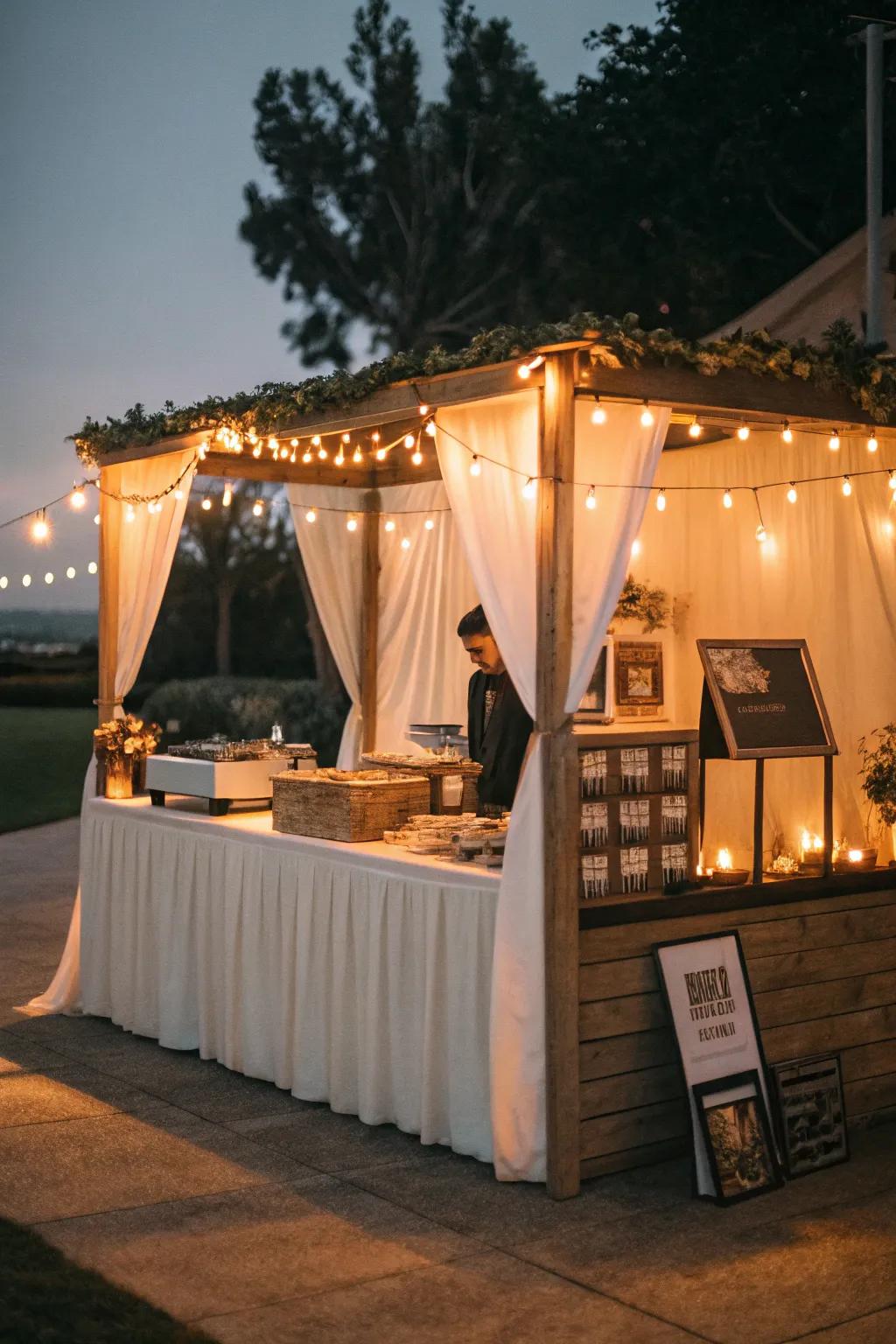 Multisensory engagements enrich your booth's atmosphere.