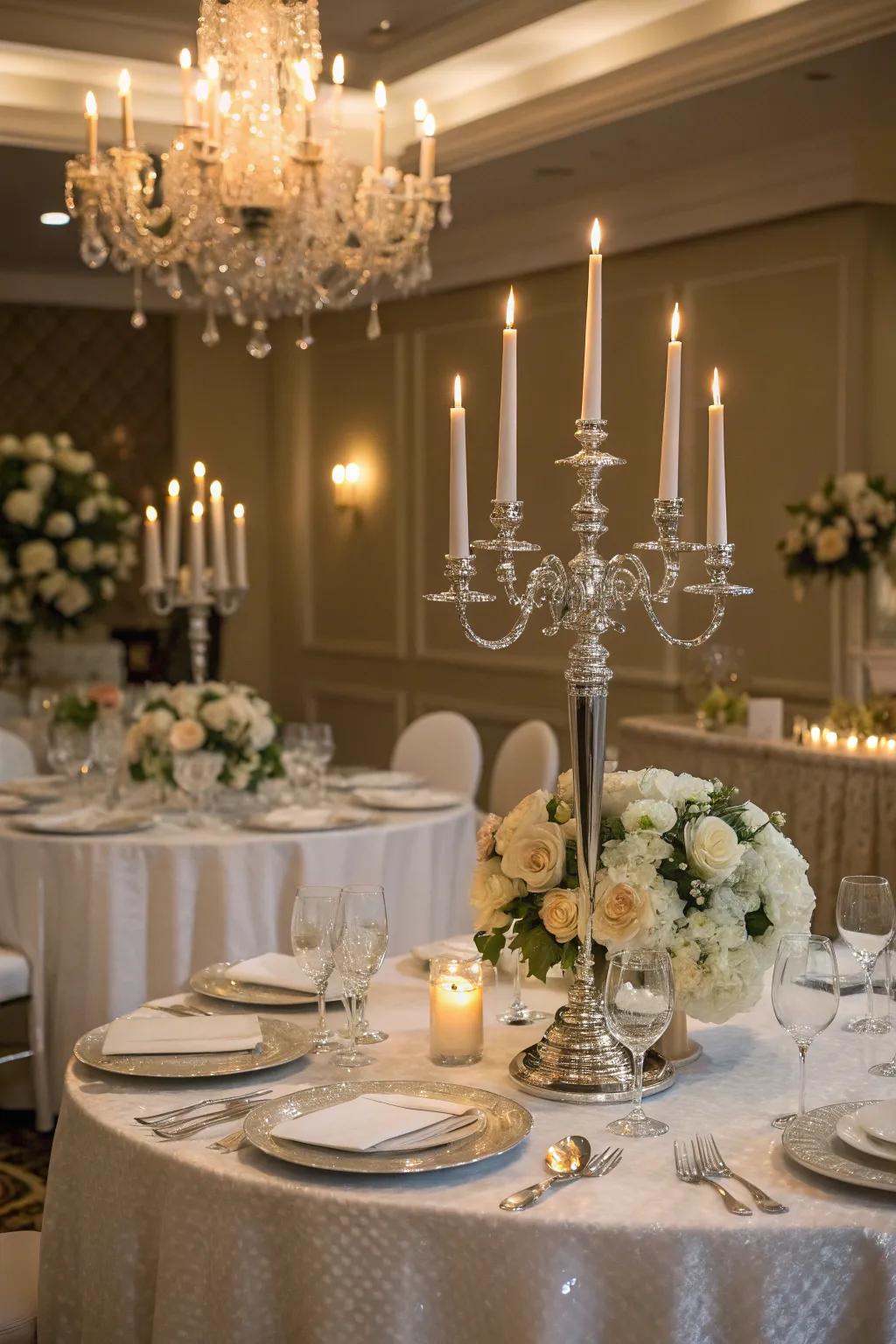 Lights stands inject a sense of glamour and refinement.