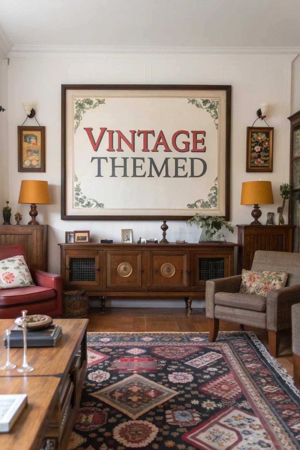 Vintage designs evoke nostalgia in welcome signs.