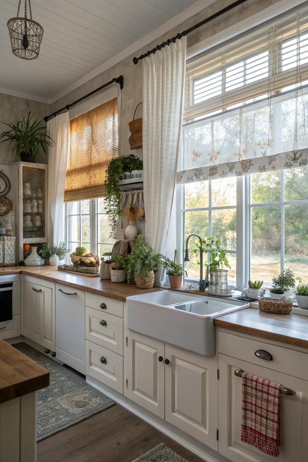 Blending designs can lead to a distinctive and personalized window solution.