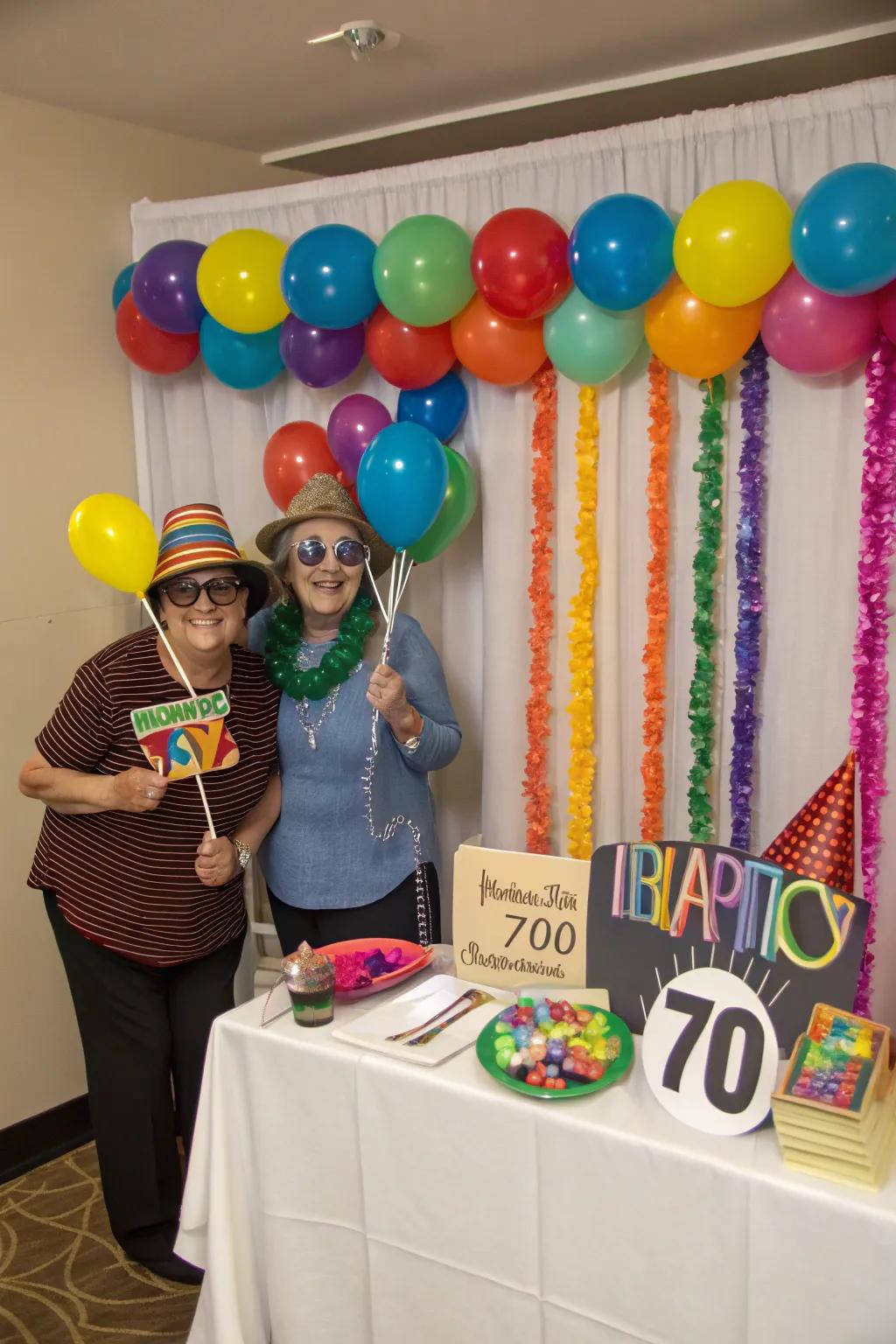 A DIY photo booth generates long-lasting memories.