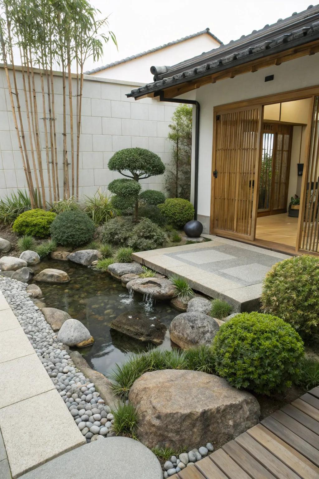 Find peace with an aquascape inspired by Zen gardens.