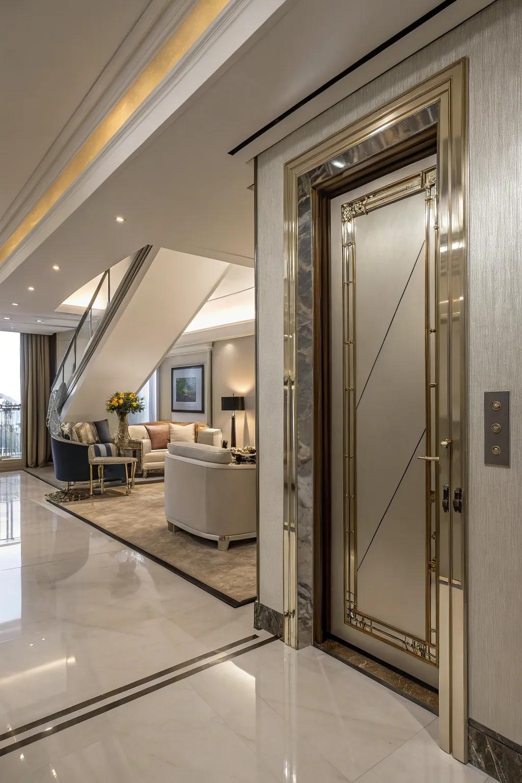 Shiny effects bring a touch of luxury.