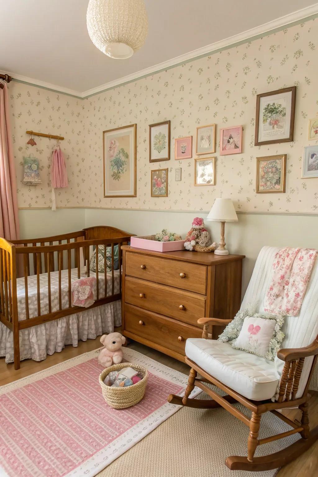 Classic features give the space timeless charm and personality.