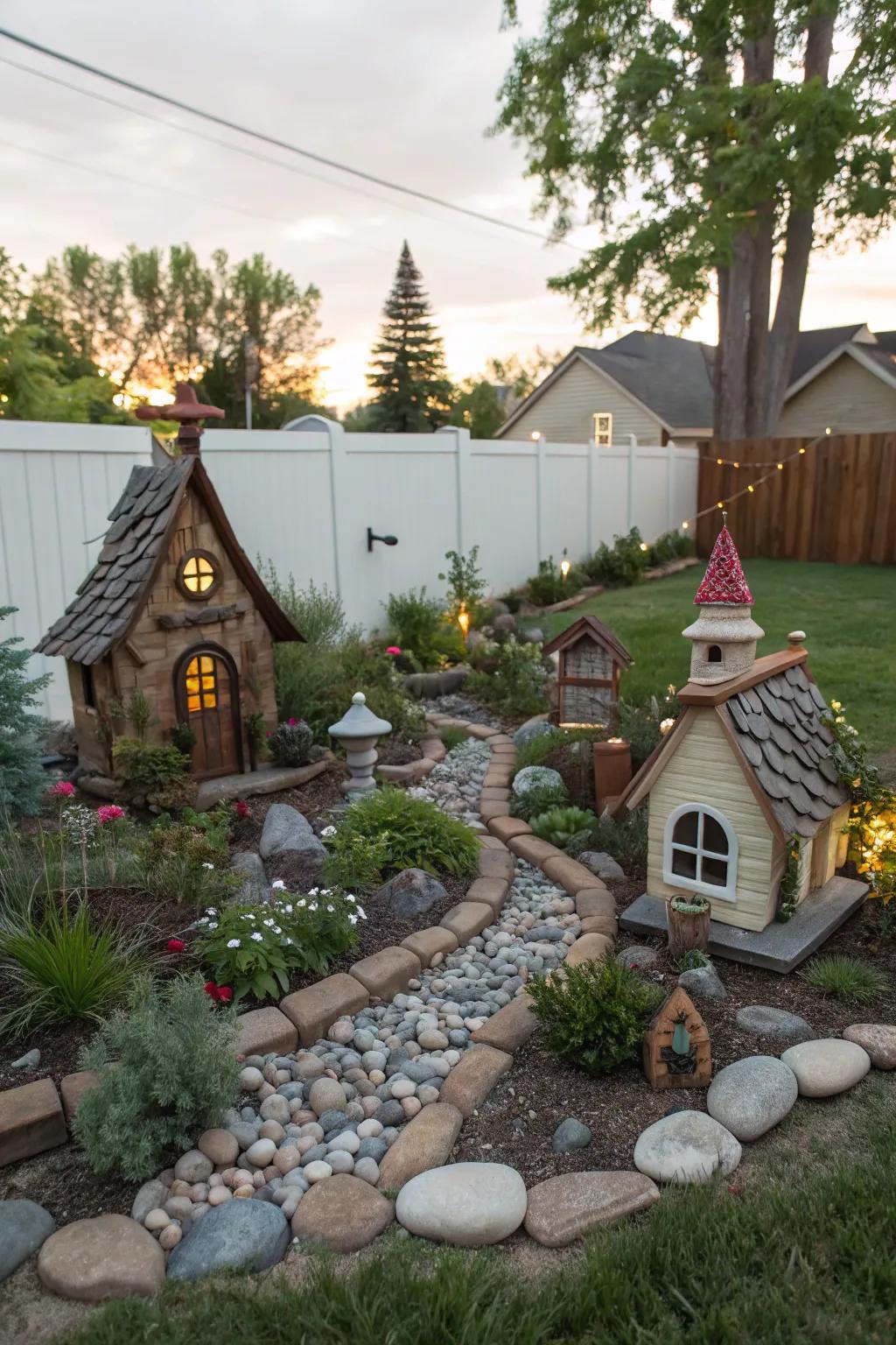 Enchanting fairy enclosure for magical play.