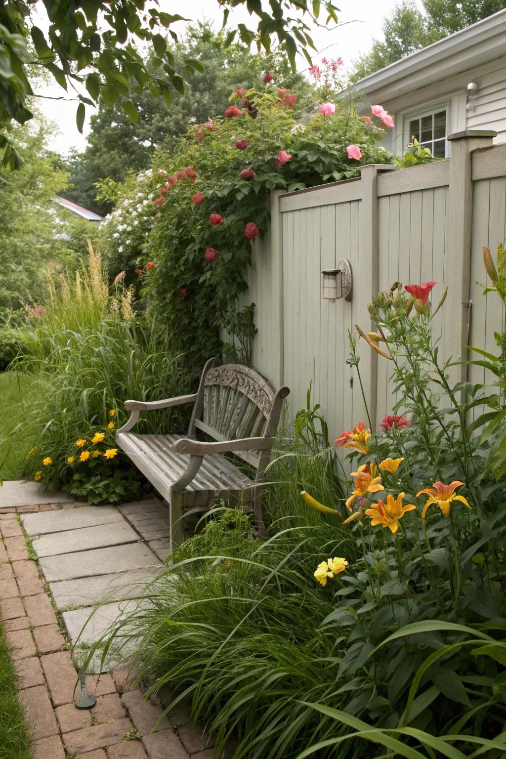 A secret garden nook designed for peaceful retreats