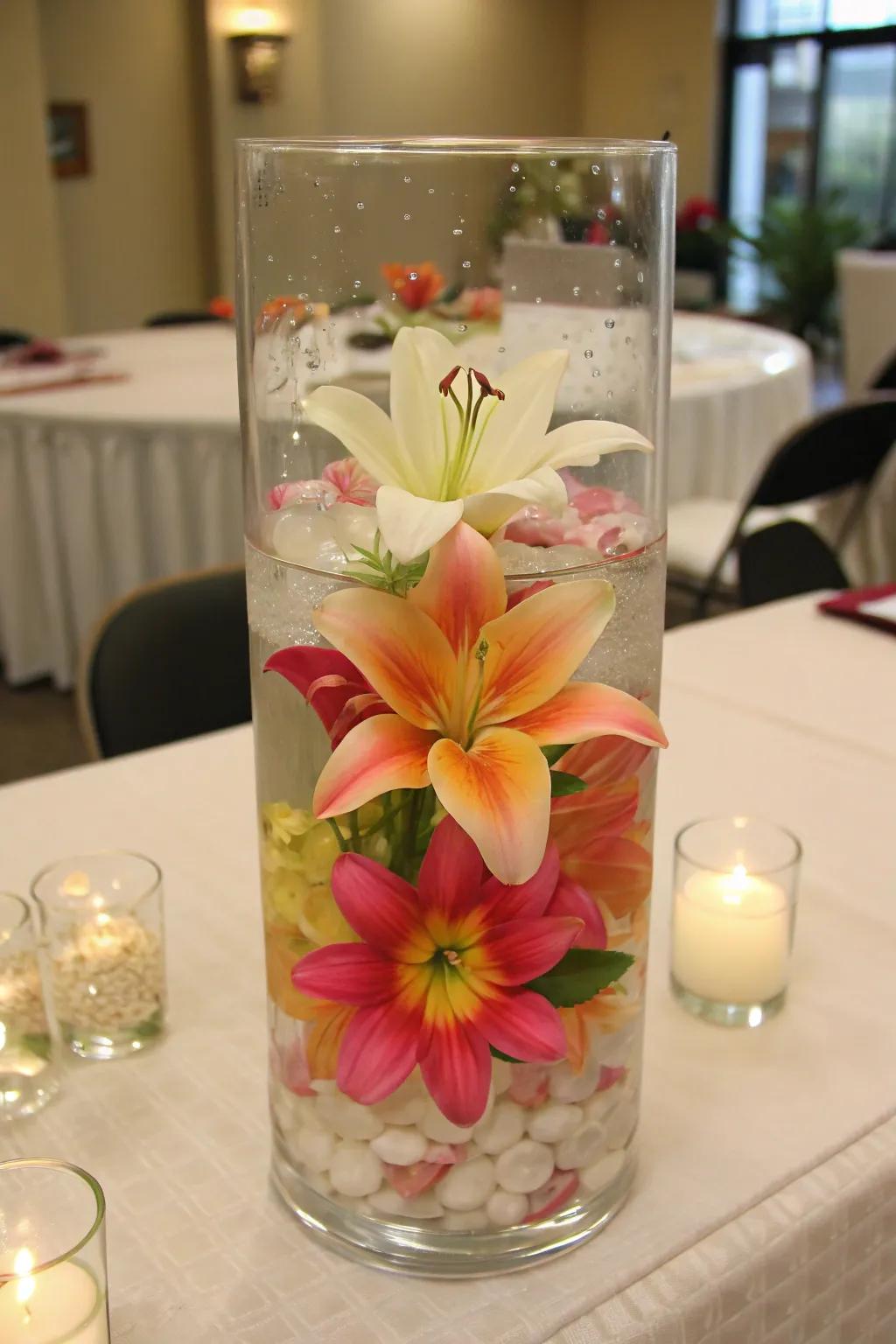 Simulated aqua effects are a unique conversation starter.