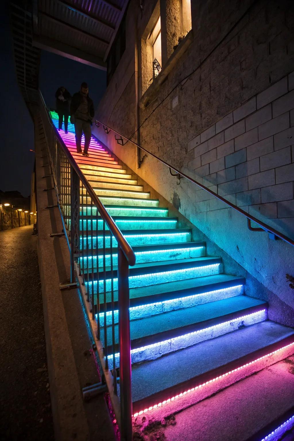 Customize your space with hue-changing LEDs.