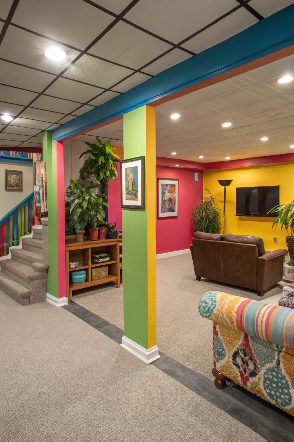 Vibrant trim adds individuality and beauty.