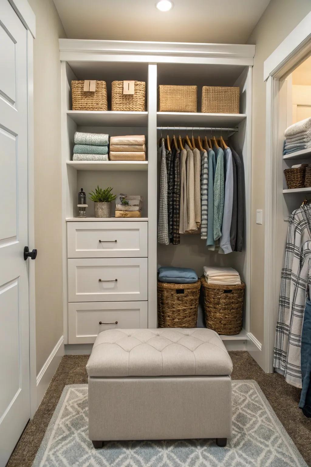 Multi-purpose furniture for added versatility.