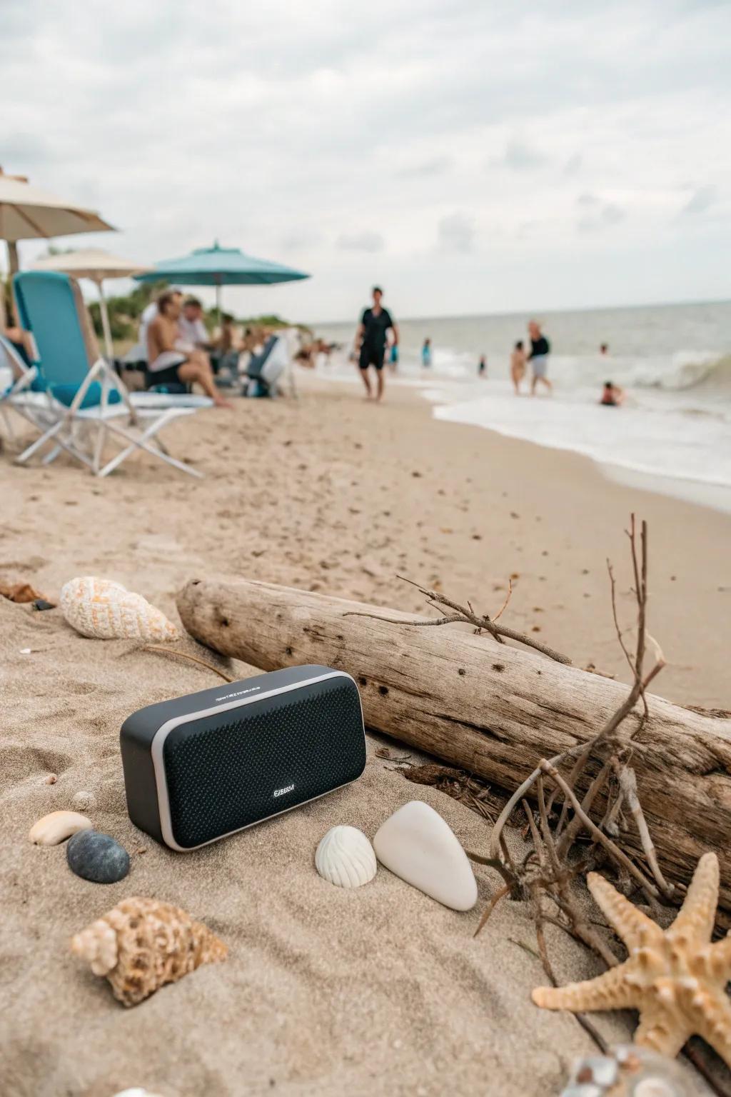 Oceanic sounds enhance an immersive element to your beach ambiance.