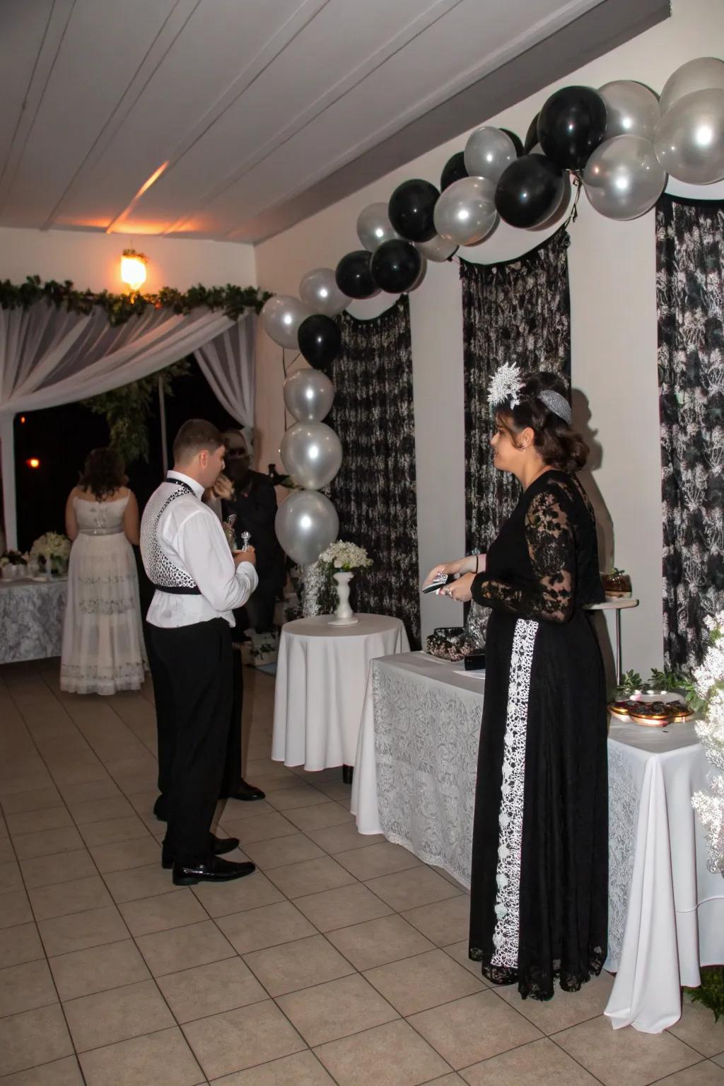 Celebrate in timeless style with an refined neutral theme.