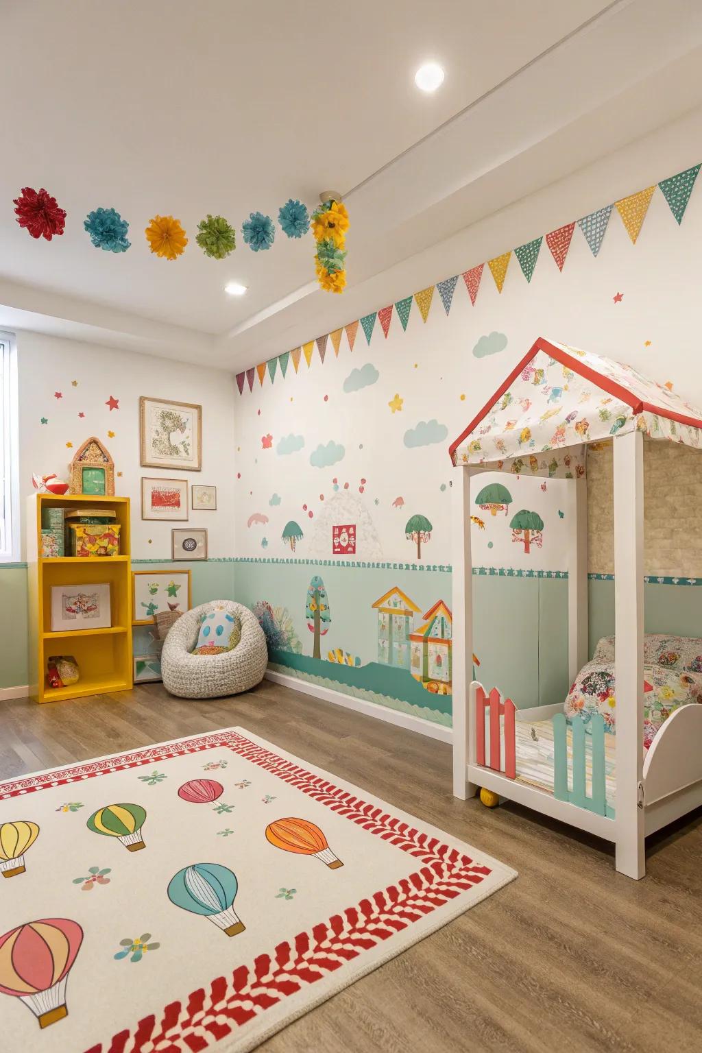 Whimsical borders add playful charm and personality.