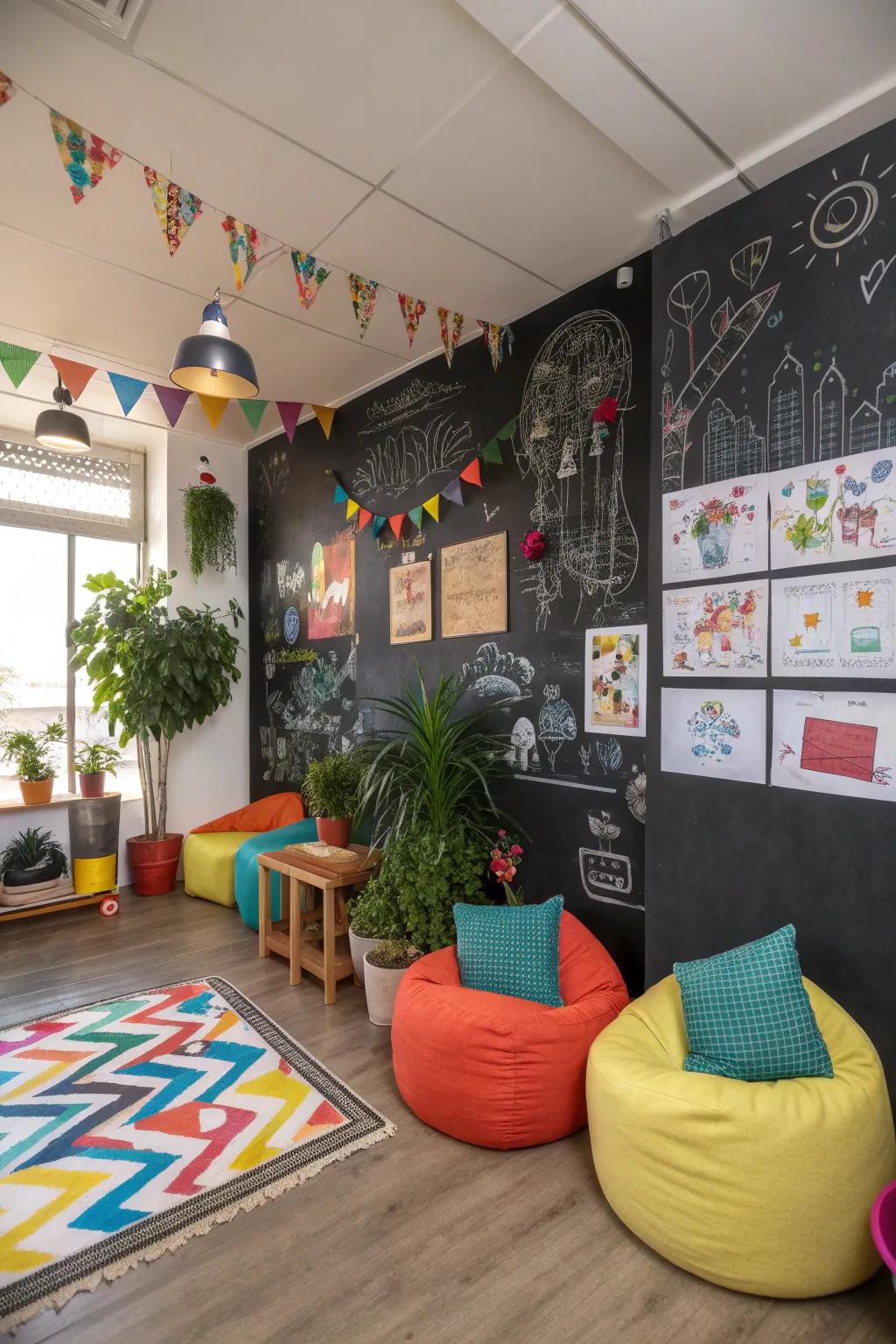 Interactive decorations boost creativity and bring dynamism.