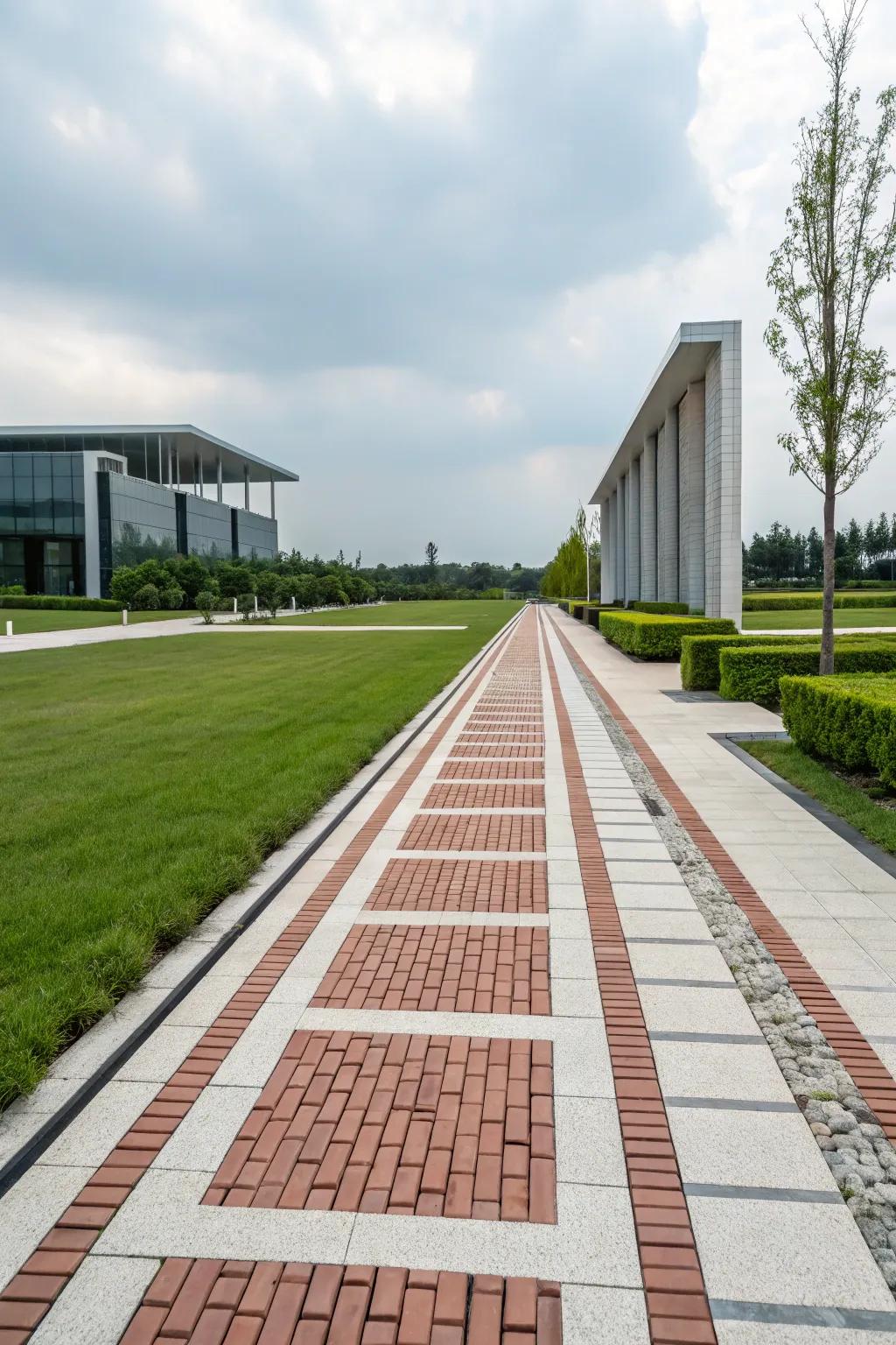 Minimalist stripes: Understated and sophisticated.