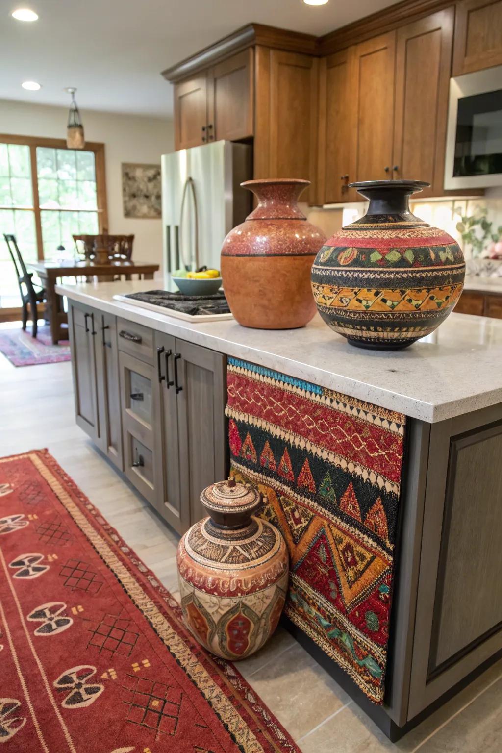 Add cultural elements to personalize your space.