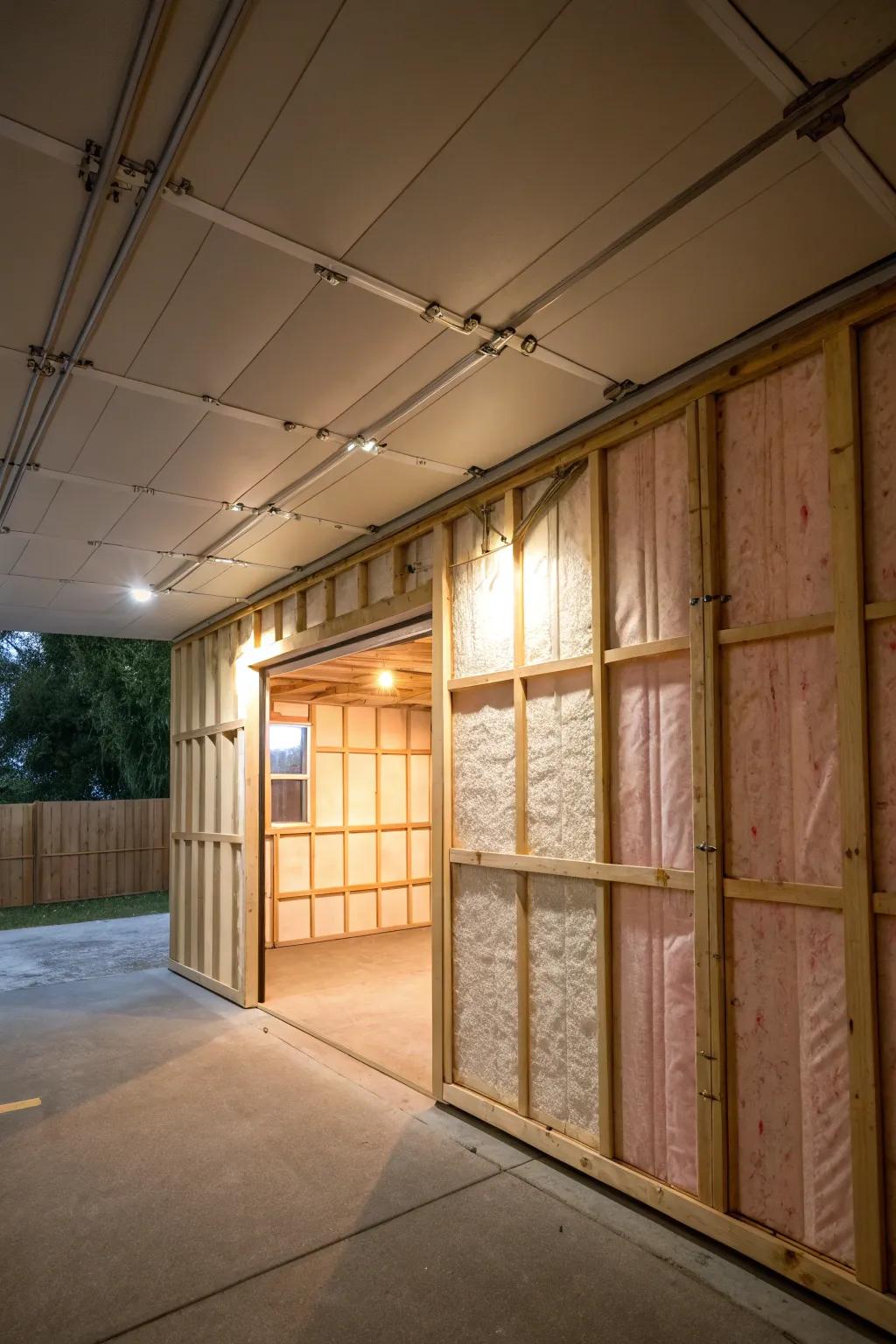 Insulation boards enhance comfort and efficiency.