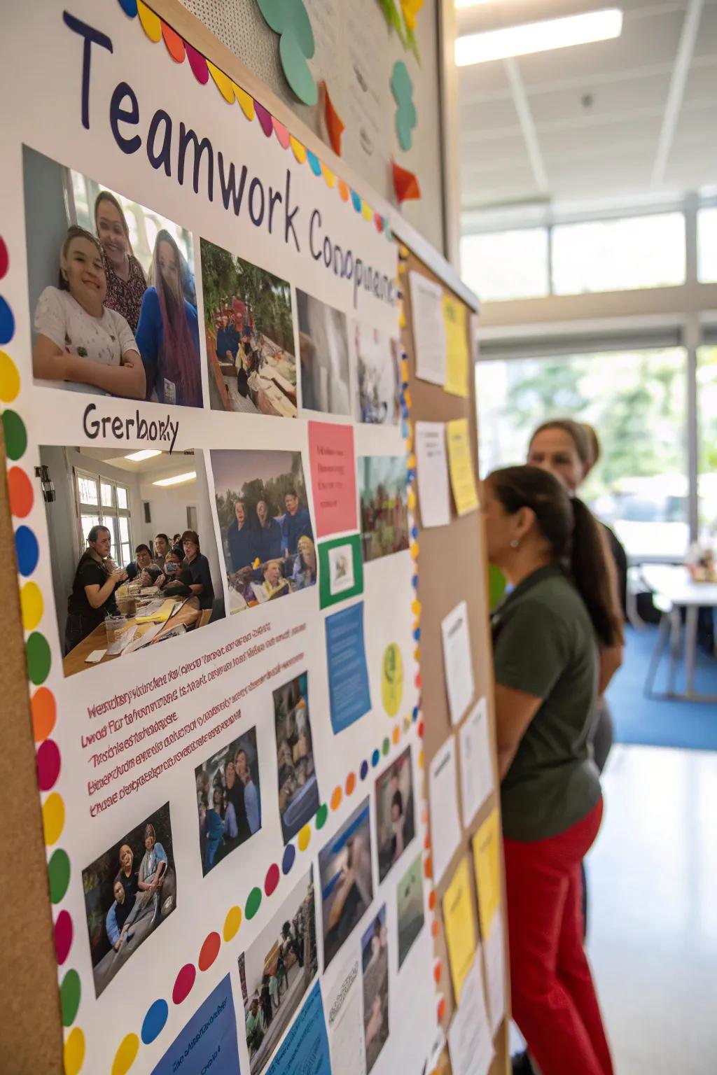 Showcasing teamwork and cooperation through group activities.