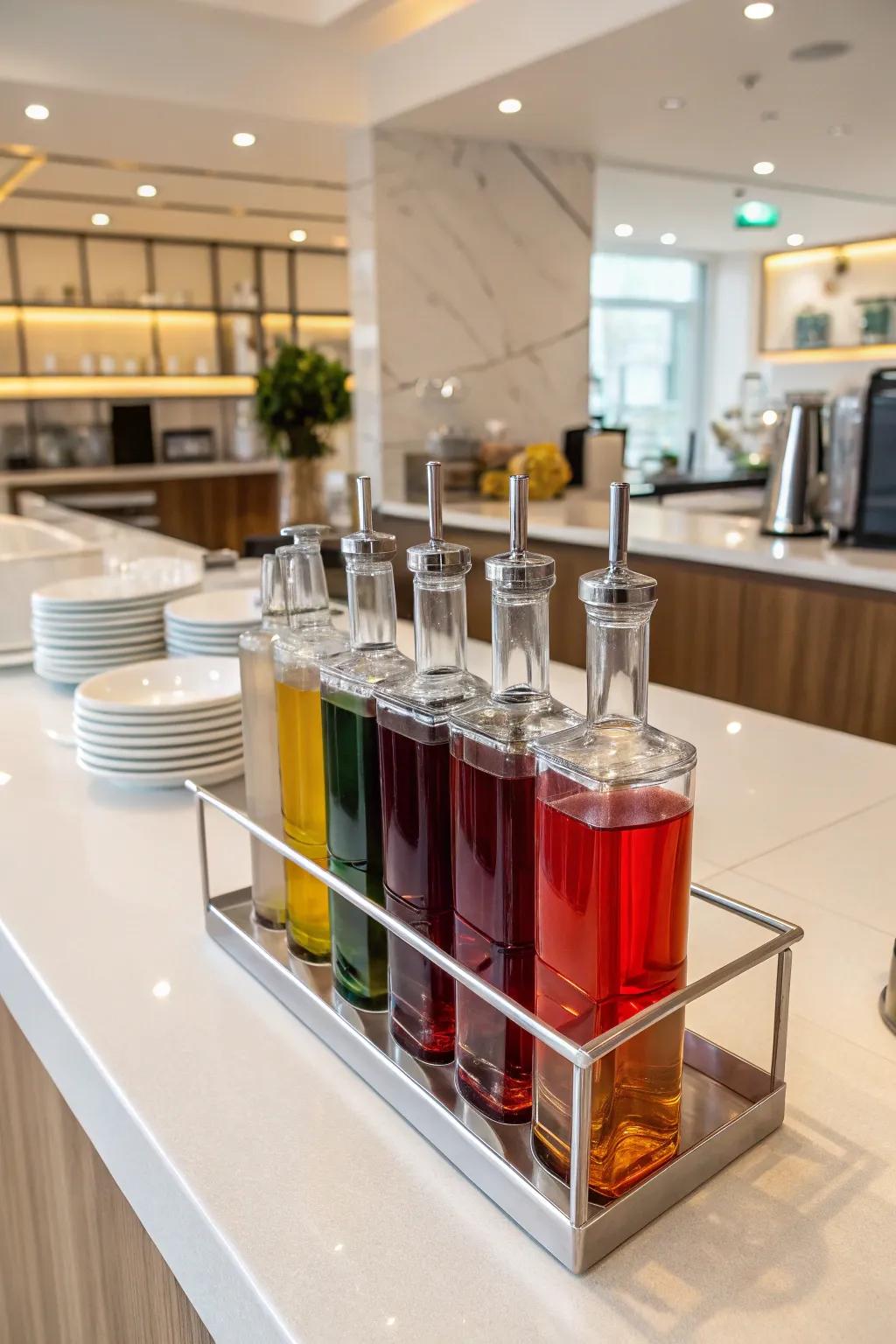 See-through acrylic stand for a sleek and subtle look.