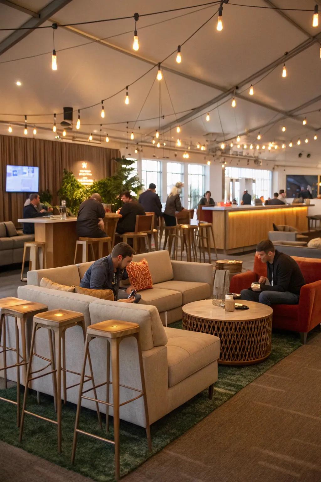 Customized seating improves style and relaxation.