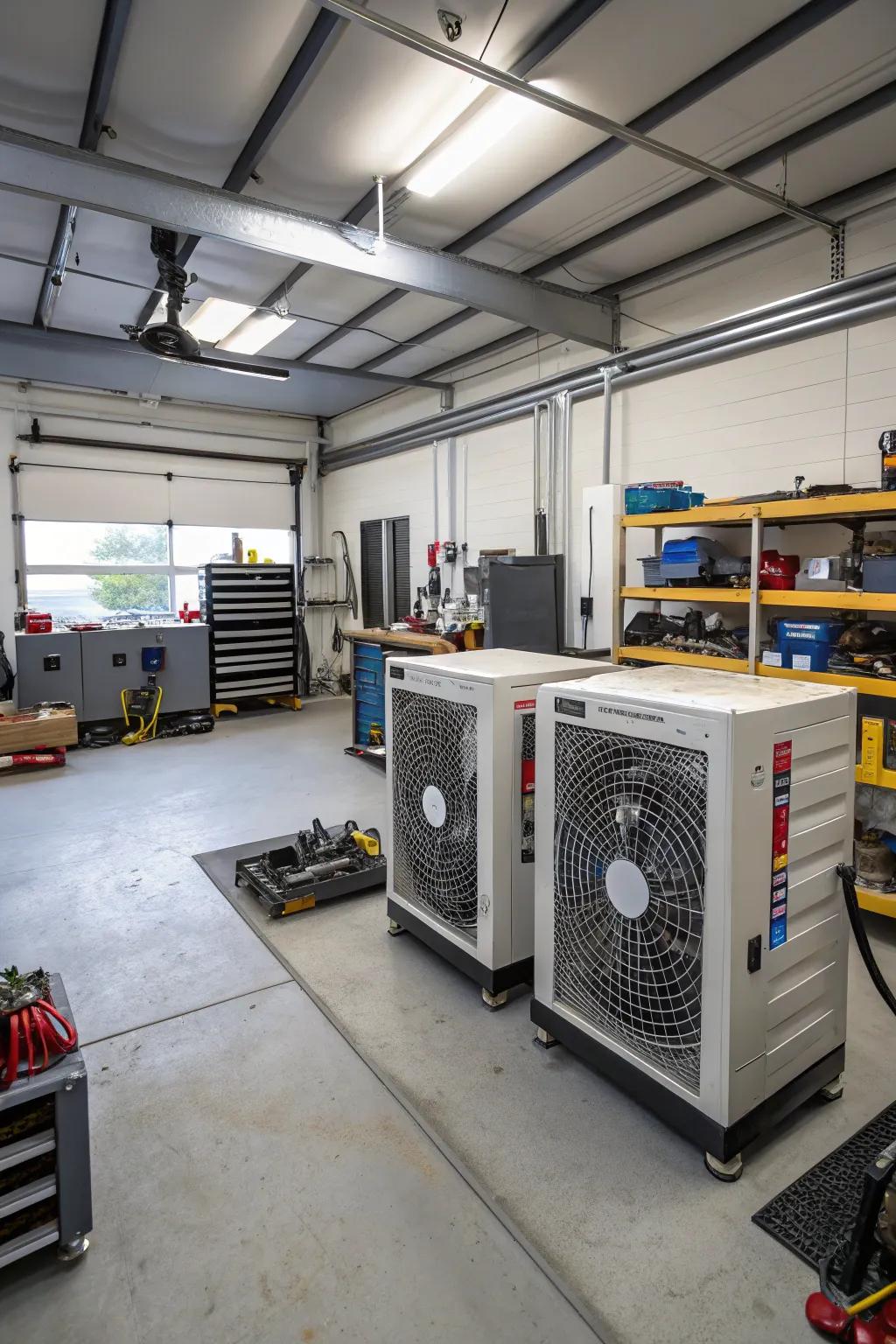 Climate control systems ensure comfort regardless of the season.