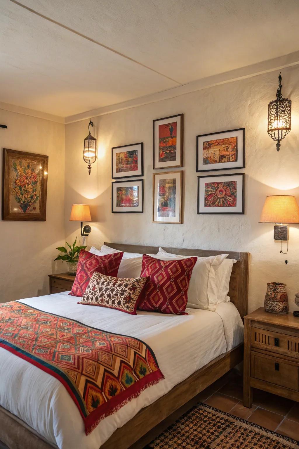 Striking shades introduce energy and vibrancy.