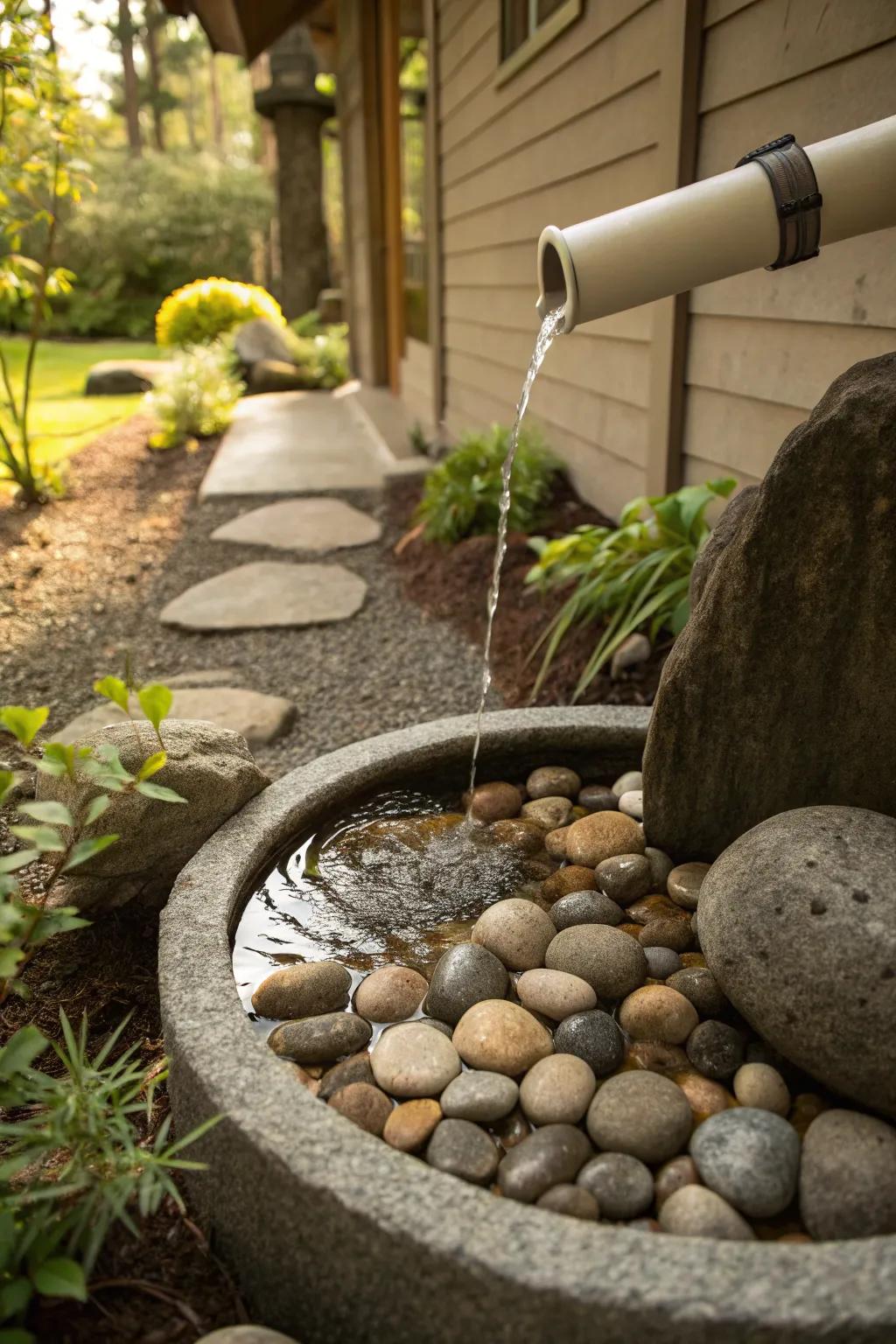 Zen collectors bring tranquility and elegance to water management.