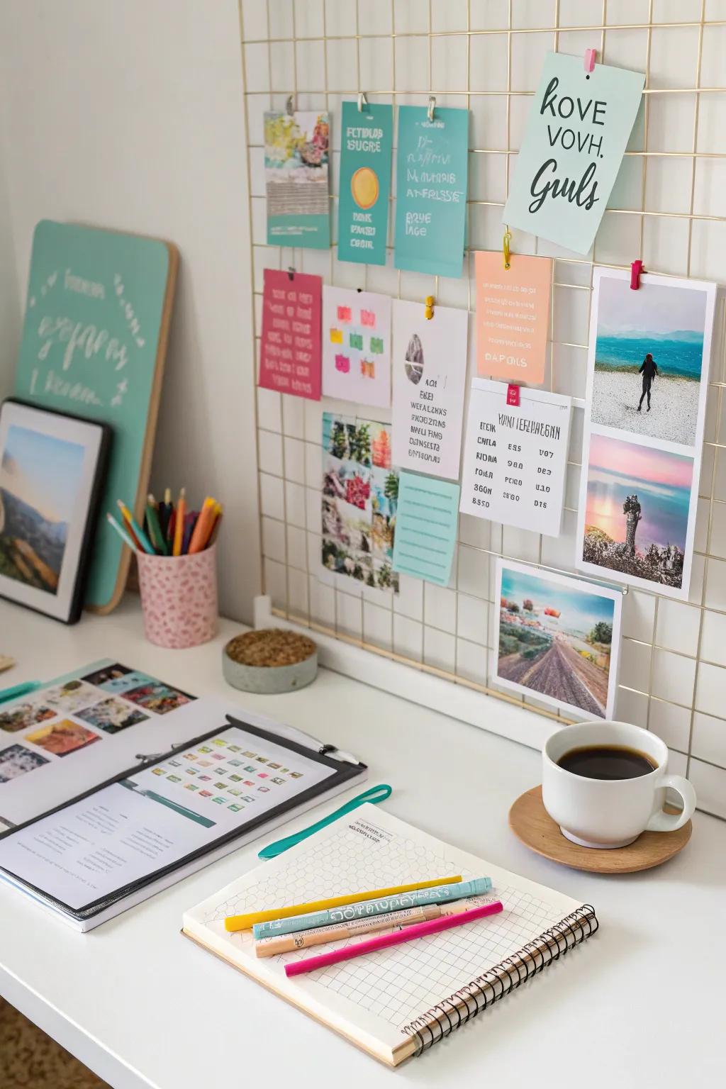 A creative board acts as a creative center.