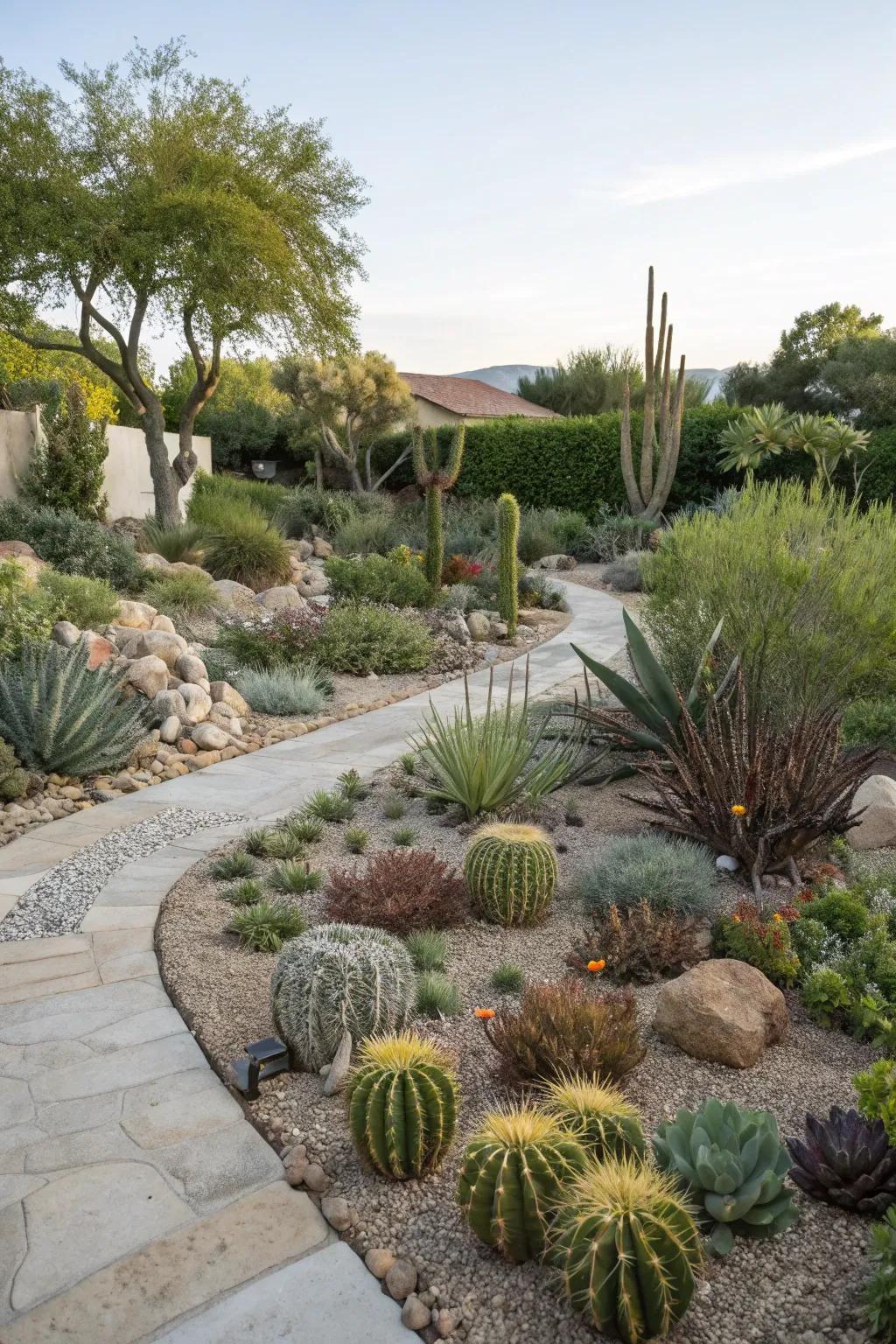 Dry gardening combines beauty with water conservation.